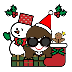 [LINEスタンプ] COCOちゃんクリスマス＆年末年始スペシャルの画像（メイン）