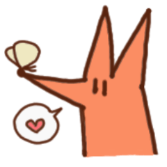 [LINEスタンプ] Just a Little Fox