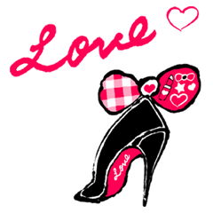 [LINEスタンプ] Love ＆ Shoes 2