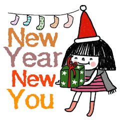 [LINEスタンプ] Kid dee, Happy New Year