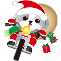 [LINEスタンプ] Shih Tzu Dog- FiFi: Merry Christmas