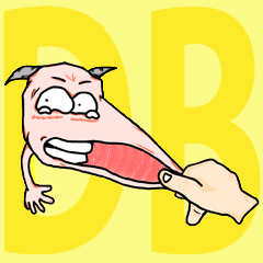 [LINEスタンプ] ドタバタDOBI家族