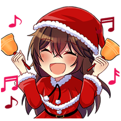 [LINEスタンプ] Mirai Chibi: Christmasの画像（メイン）