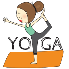 [LINEスタンプ] Lanta ＆ Andaman Vol.3 Yogaの画像（メイン）