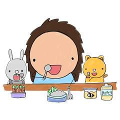[LINEスタンプ] LUNA ＆ Friends