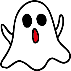 [LINEスタンプ] Ju Ju the ghost