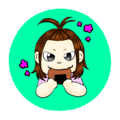[LINEスタンプ] 目つきの悪い我が家の1歳児
