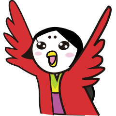 [LINEスタンプ] 鳥貴族 ひなこ