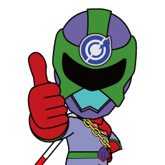 [LINEスタンプ] 高梁のヒーロー、ビッチュマン参上！