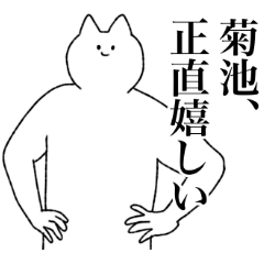 [LINEスタンプ] 菊池さん専用！便利な名前スタンプ