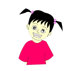 [LINEスタンプ] little girl 2017