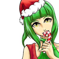 [LINEスタンプ] Luna(Christmas ver.)