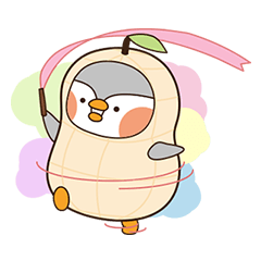 [LINEスタンプ] Small Peanut penguin