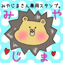 [LINEスタンプ] みやじまさん専用スタンプの画像（メイン）