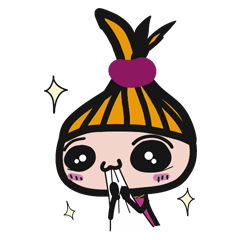[LINEスタンプ] The Yellow onion head