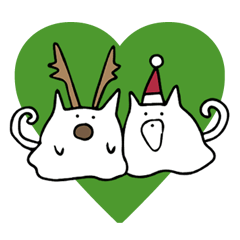 [LINEスタンプ] 【冬とクリスマス】べちゃ猫