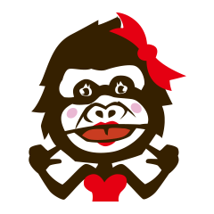 [LINEスタンプ] ごりこ