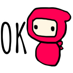 [LINEスタンプ] ninja_english