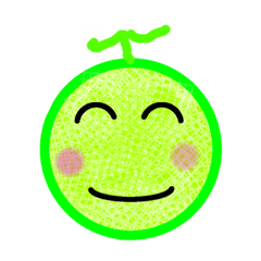 [LINEスタンプ] メロンくん
