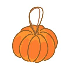 [LINEスタンプ] ordinary a pumpkin