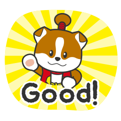 [LINEスタンプ] 犬山市公式キャラクターわん丸君