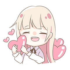 [LINEスタンプ] Miyangsen girl