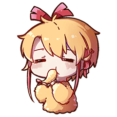 [LINEスタンプ] エビ天ぷら サクちゃん
