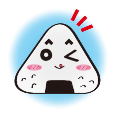 [LINEスタンプ] cute rice balls