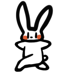 [LINEスタンプ] ウサギとタコちゃん