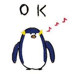 [LINEスタンプ] Penguins and