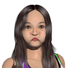 [LINEスタンプ] タイトル 顔の表情（女性）2