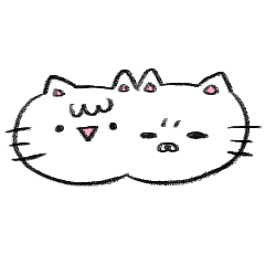 [LINEスタンプ] ねこ！ははは！