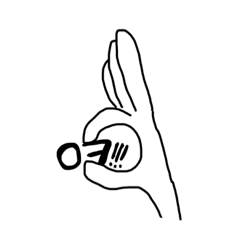 [LINEスタンプ] ててててて hands