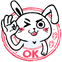 [LINEスタンプ] Little White Rabbit - For Daily Life