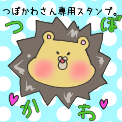 [LINEスタンプ] つぼかわさん専用のスタンプの画像（メイン）