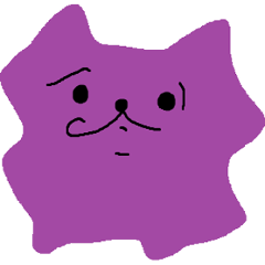 [LINEスタンプ] 紫犬の日常