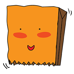 [LINEスタンプ] I Bag head 01