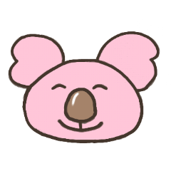 [LINEスタンプ] ピンクコアラスタンプ
