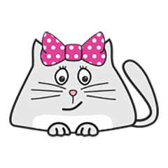 [LINEスタンプ] Life of Catty Bow