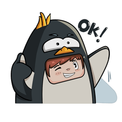 [LINEスタンプ] Penguboy ！