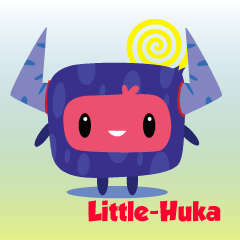 [LINEスタンプ] Little Huka