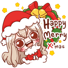 [LINEスタンプ] Little Santa Merry Christmas Sticker