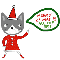 [LINEスタンプ] Meaw' mas, Happy New Year.