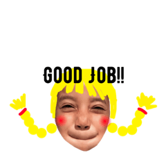 [LINEスタンプ] 子供っちHappy顔スタンプ（3）