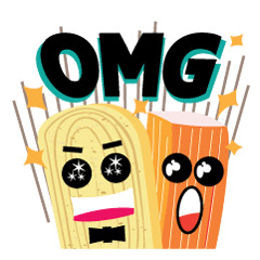 [LINEスタンプ] cute punjung sushi