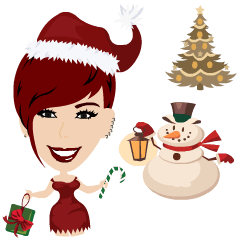 [LINEスタンプ] Christmas by KEKAI vintage style