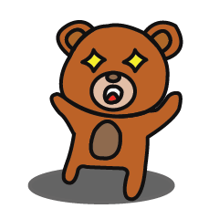 [LINEスタンプ] the cutest bear