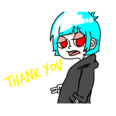 [LINEスタンプ] だる目な奴ら。 