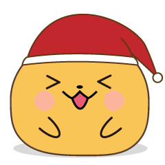 [LINEスタンプ] Fat Machi-New Year Christmas articles