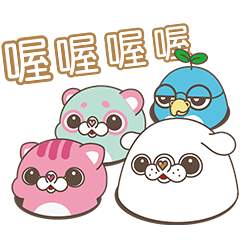 [LINEスタンプ] Sweet Doggy: Cats and dogs worldの画像（メイン）